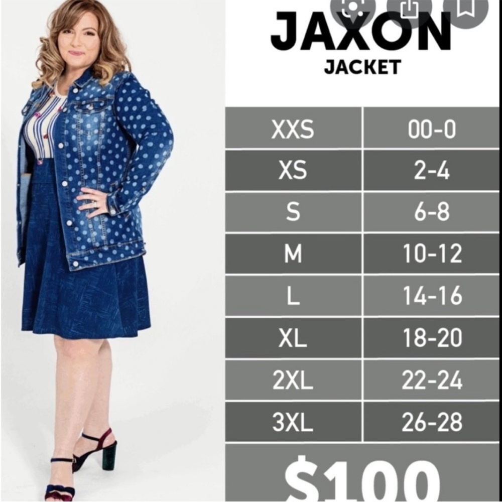 Jaxon size Large denim jacket
